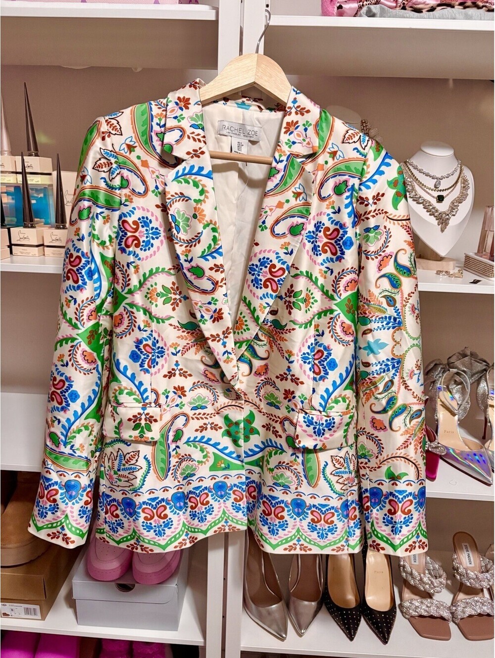 NWOT Rachel Zoe Blazer Whimsy Unique Women’s Size Small S